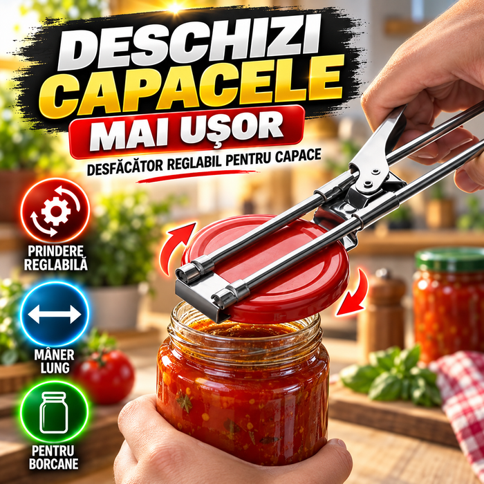 Deschizător Reglabil Pentru Borcane JarEase™