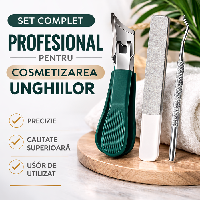 Kit Profesional pentru Unghii 3-în-1