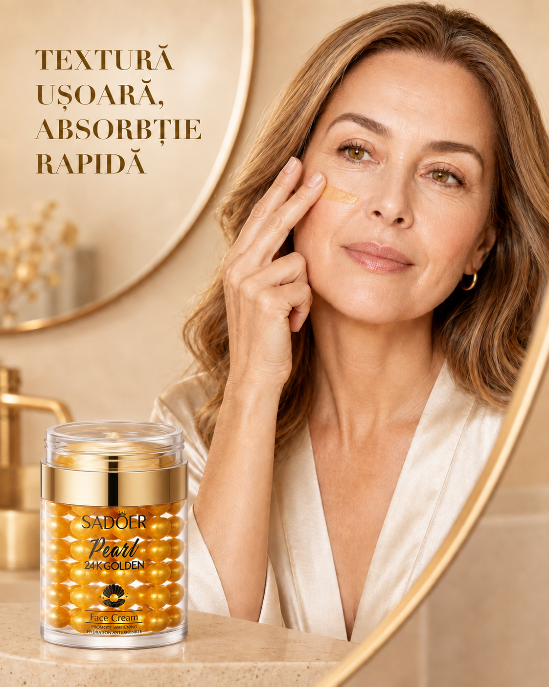 Cremă Facială 24K Gold Pearl
