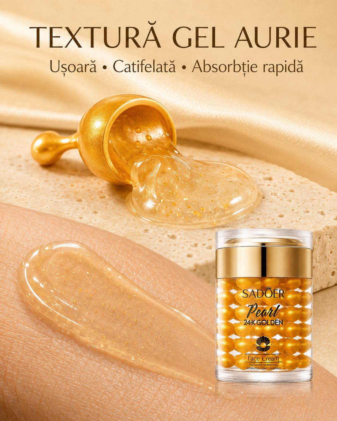 Cremă Facială 24K Gold Pearl